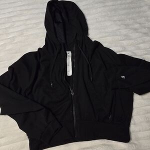 Fabletics Black Zip-Up Hoodie